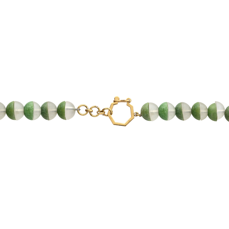 Silver Gold Plated Necklace| Idocrase Necklace| Gemstone Necklace| Handmade