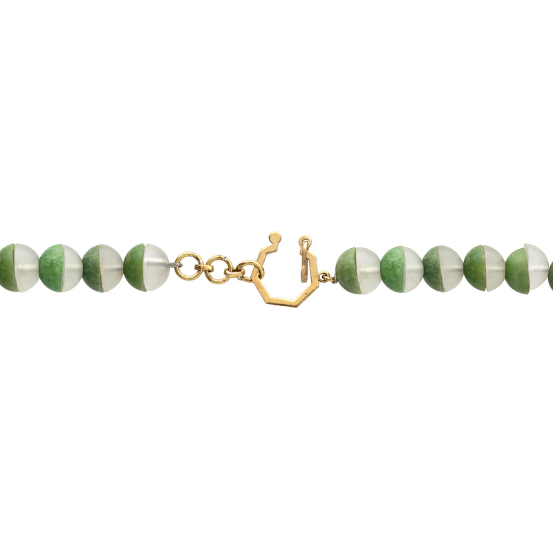 Silver Gold Plated Necklace| Idocrase Necklace| Gemstone Necklace| Handmade