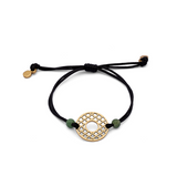 Geometric Charms - Idocrase Bracelet