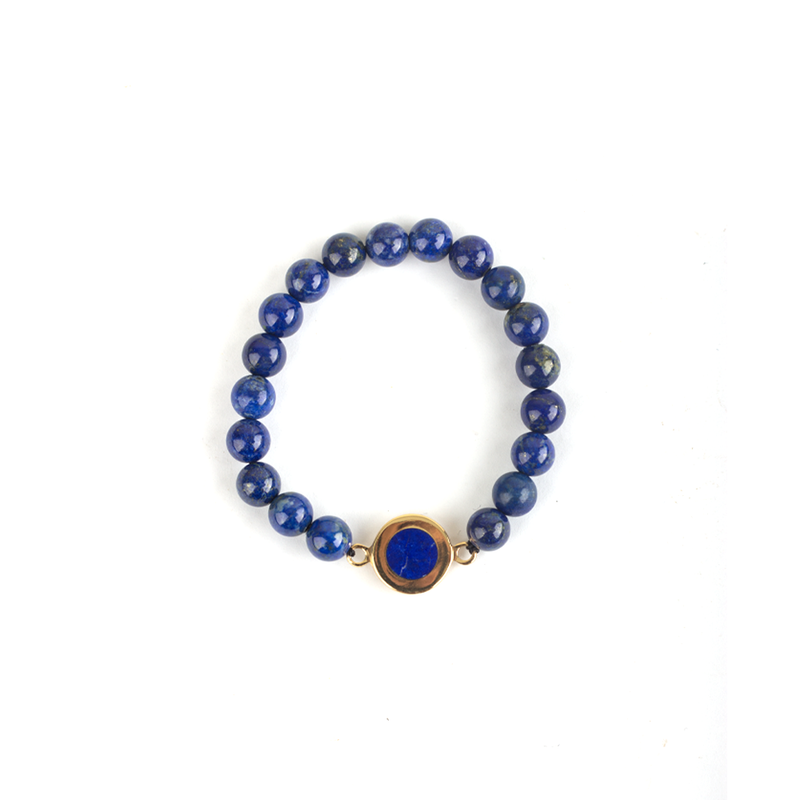 gemstone bracelet, lapis lazuli bracelet , pietra dura 