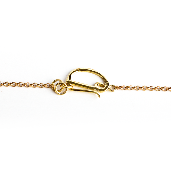 Hook of brass chain