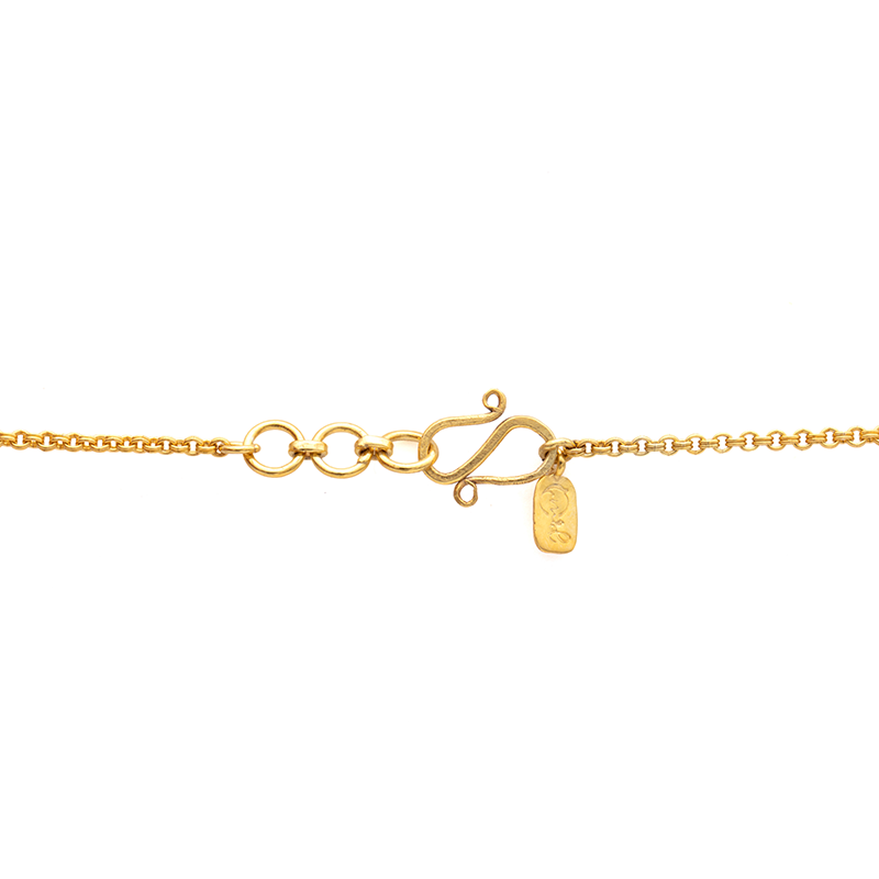 Silver Gold Plated Necklace| Lapis Lazuli Necklace| Gemstone Necklace| Handmade