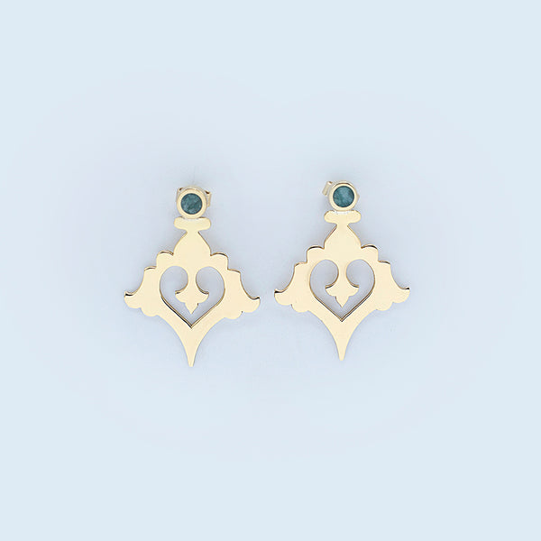 Mulchandani - Natural Gemstone Earring