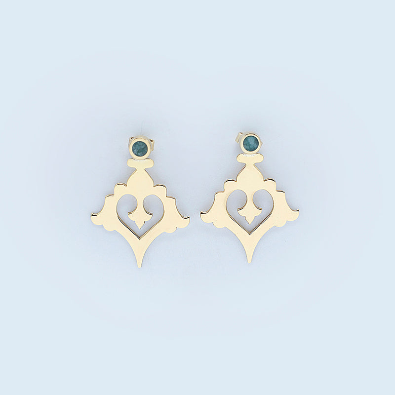 Mulchandani - Natural Gemstone Earring