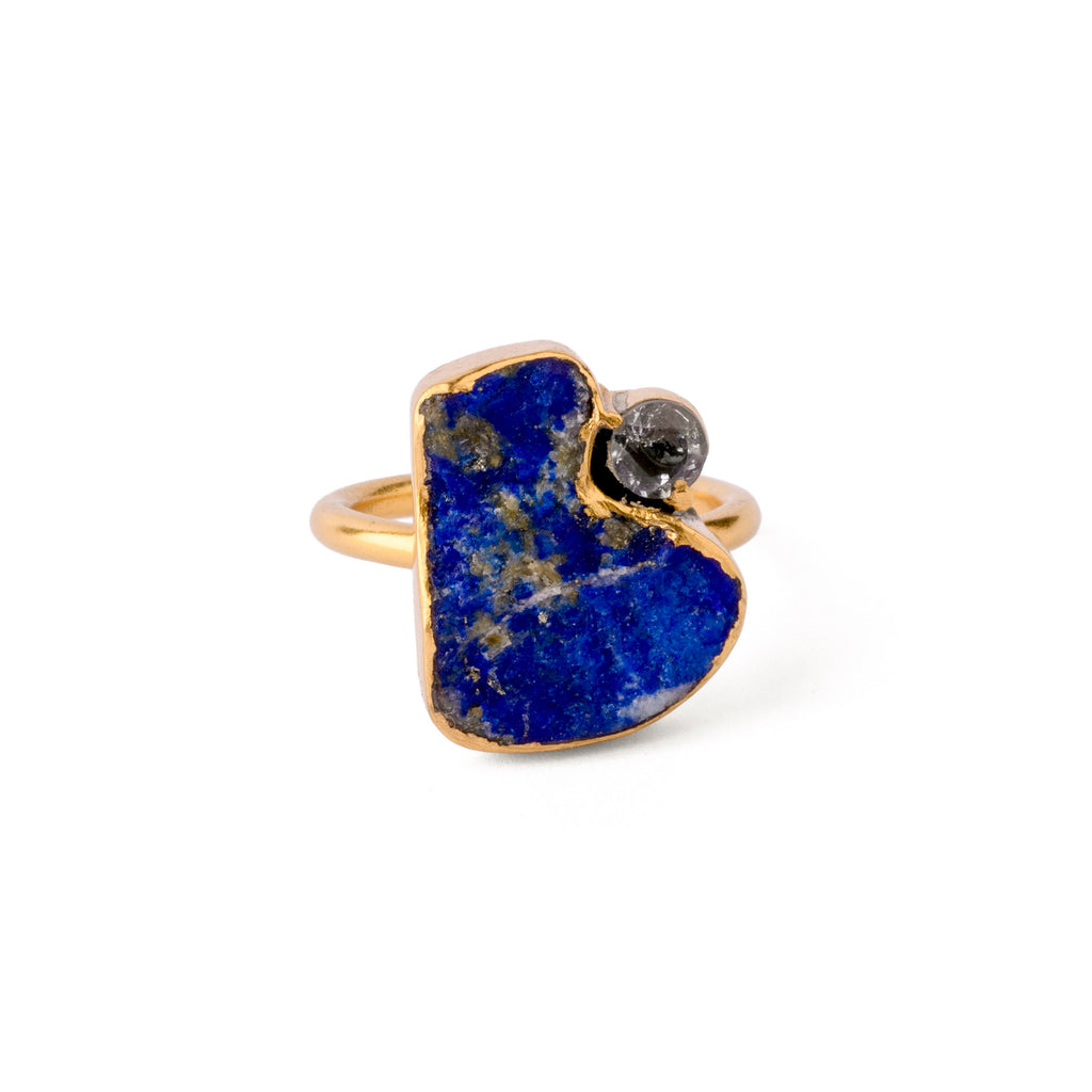 A Regal Statement - Lapis Lazuli Ring
