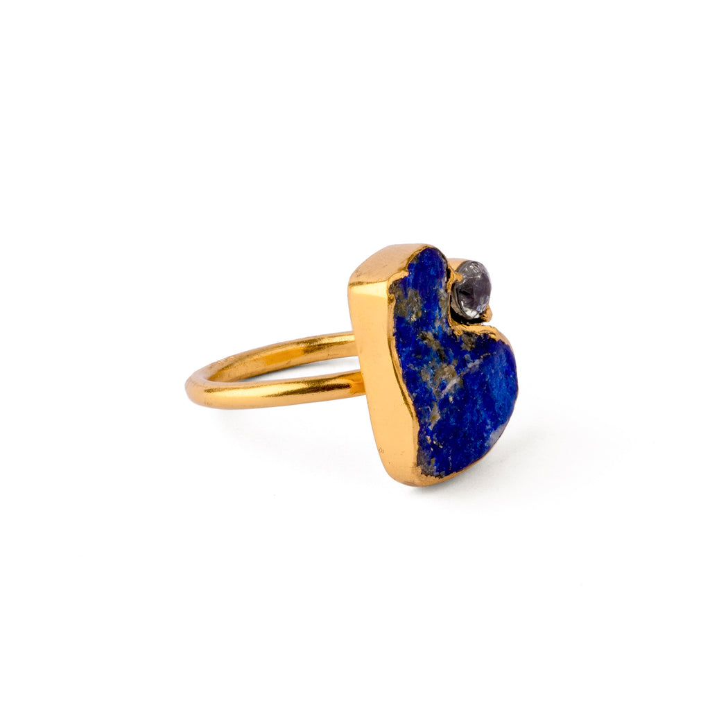 A Regal Statement - Lapis Lazuli Ring