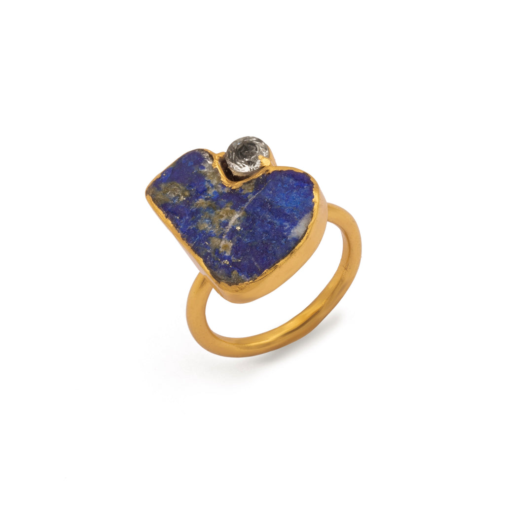 A Regal Statement - Lapis Lazuli Ring