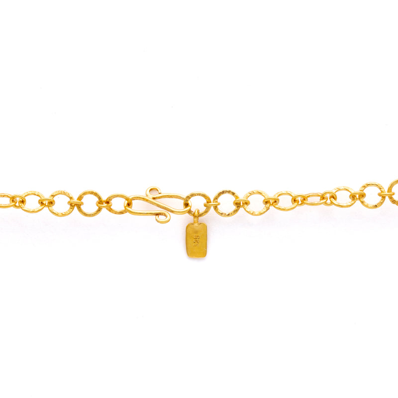 Silver Gold Plated Necklace| Lapis Lazuli Necklace| Gemstone Necklace| Handmade