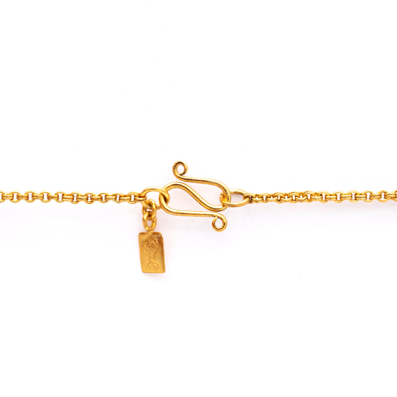 Silver Gold Plated Necklace| Emerald Necklace| Gemstone Necklace| Handmade