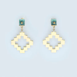 Tharani - Aventurine Earrings