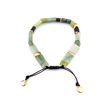 Load image into Gallery viewer, Serpentine &amp; Jasper Bracelet| Adjustable Bracelet|  Bead Bracelet 