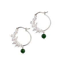 Load image into Gallery viewer, Jade Earrings| Silver Earrings | Handmade 