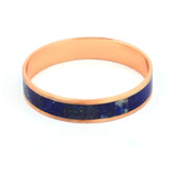 Aurora - Natural Gemstone Copper Bangles