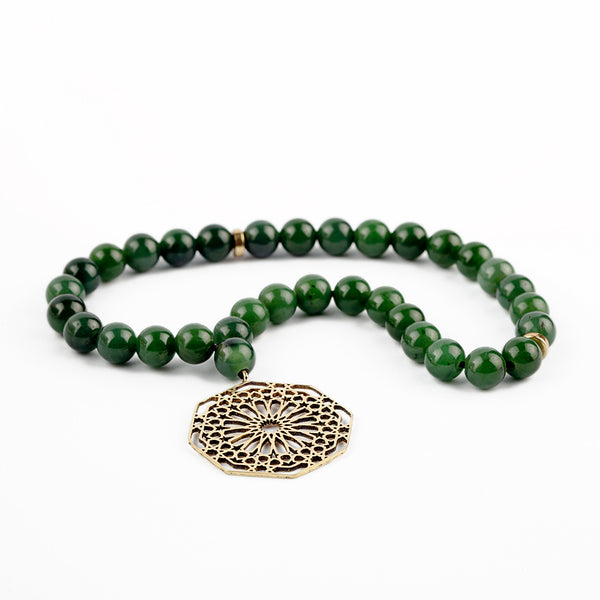 Gemstone Tasbih | Stone Tasbeeh | Nephrite Jade Tasbih
