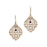 Dareechay - Natural Amethyst Earrings