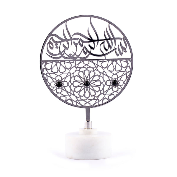 Home DÌ_å©cor| Gemstone Inlay|  Jasper Decoration| Geometric Patterns| Pietra Dura| White Marble