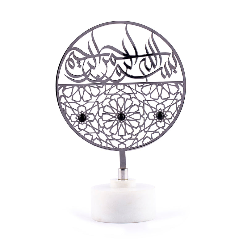 Home DÌ_å©cor| Gemstone Inlay|  Jasper Decoration| Geometric Patterns| Pietra Dura| White Marble