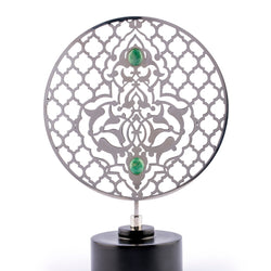 Home DÌ_å©cor| Gemstone Inlay| Aventurine Decoration| Geometric Patterns| Pietra Dura