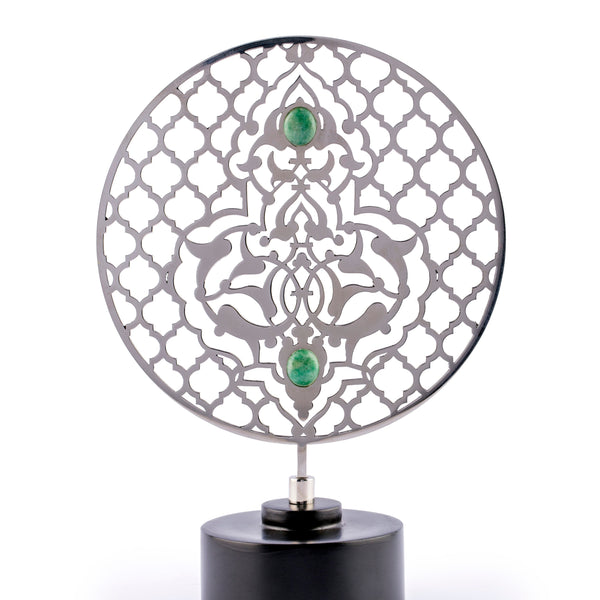 Home DÌ_å©cor| Gemstone Inlay| Aventurine Decoration| Geometric Patterns| Pietra Dura