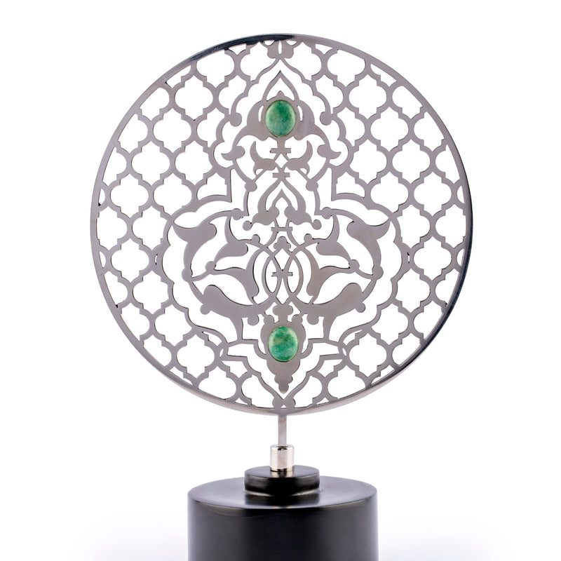 Home DÌ_å©cor| Gemstone Inlay| Aventurine Decoration| Geometric Patterns| Pietra Dura