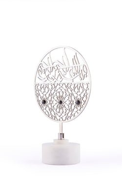 Home DÌ_å©cor| Gemstone Inlay|  Jasper Decoration| Geometric Patterns| Pietra Dura| White Marble