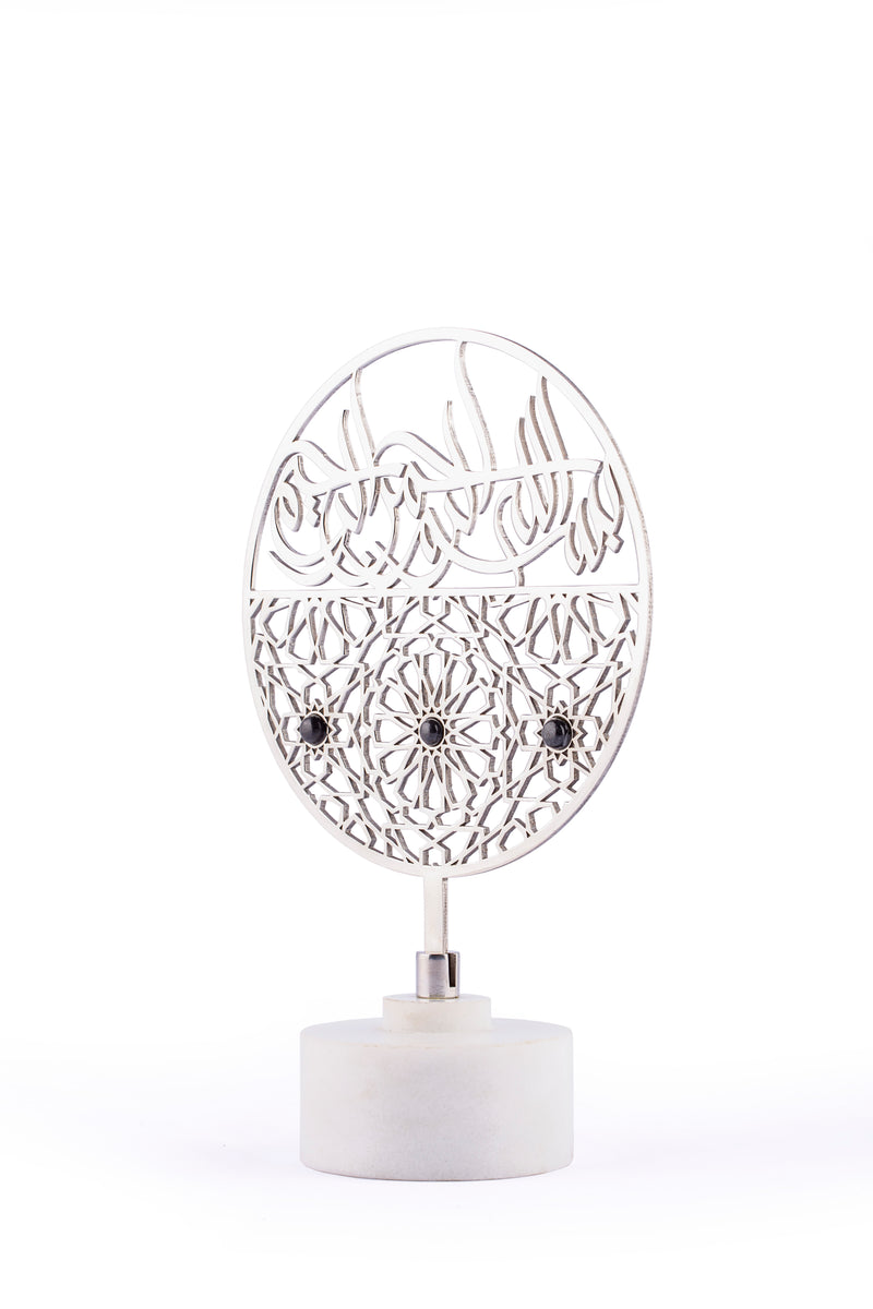 Home DÌ_å©cor| Gemstone Inlay|  Jasper Decoration| Geometric Patterns| Pietra Dura| White Marble