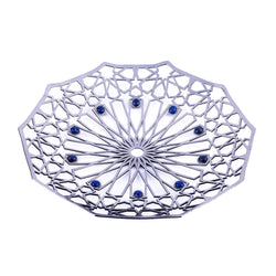Home Decor| Gemstone Inlay| Lapis Lazuli Decoration| Geometric Patterns| Pietra Dura