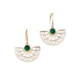 Roshanara - Luxury Silver Gemstone Earrings