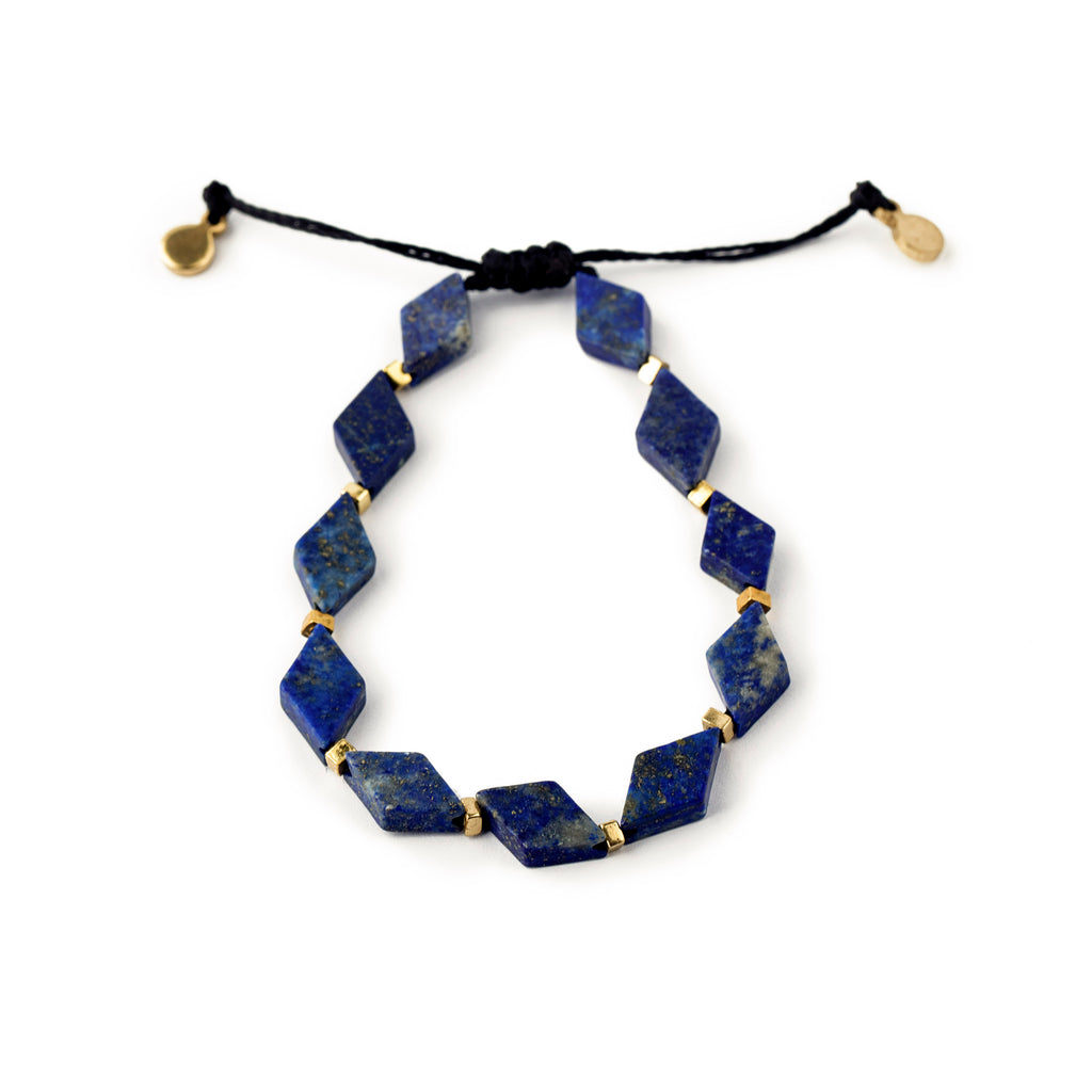 Lapis Lazuli Bracelet| Adjustable Bracelet| Bead Bracelet