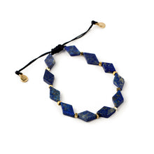 Load image into Gallery viewer, Lapis Lazuli Bracelet| Adjustable Bracelet| Bead Bracelet