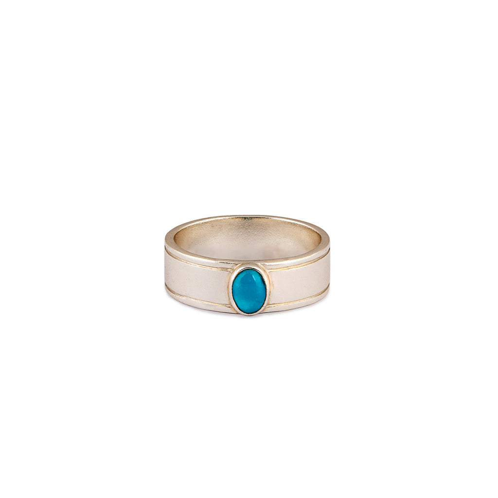 Silver Ring | Turquoise Ring | Men's Ring