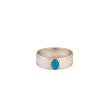 Load image into Gallery viewer, Silver Ring | Turquoise Ring | Men&#39;s Ring