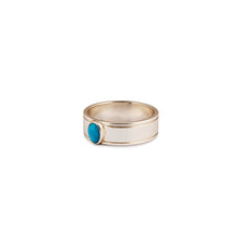 Load image into Gallery viewer, Silver Ring | Turquoise Ring | Men&#39;s Ring
