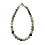 Aabreshum Necklace - Natural Serpentine Necklace