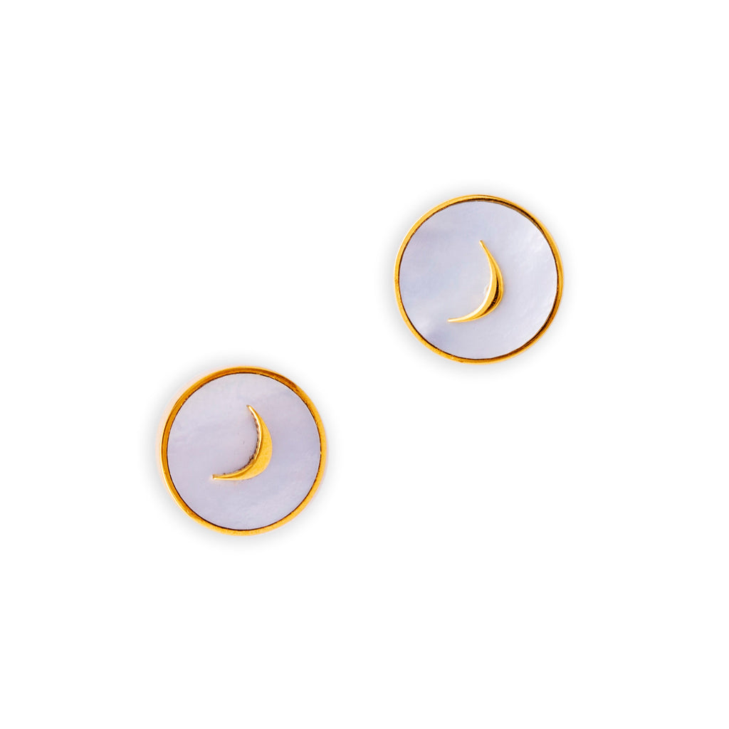 Urdu Harf/Hurf Earrings| Mother of Pearl| Brass Earrings| Daal