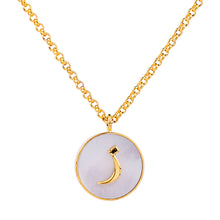 Load image into Gallery viewer, Urdu Harf/Hurf Pendant| Mother of Pearl| Brass Pendant| Zaal